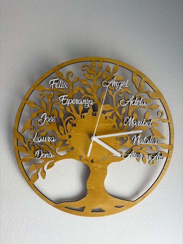 Reloj Árbol de la Vida Personalizado