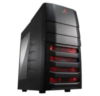 Torre PC Gaming Negra para piezas