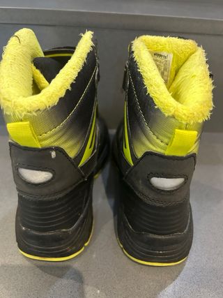 Stivali da neve per bambini taglia 34 nero giallo