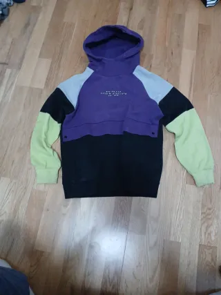 Sudadera Zara Morada y Verde