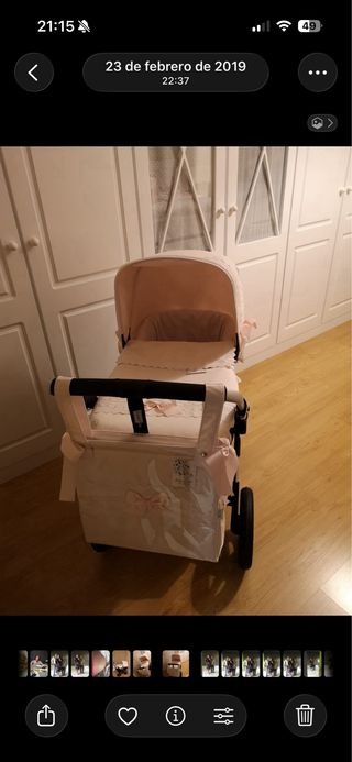 Bugaboo Fox Silla de Paseo Negra y Rosa