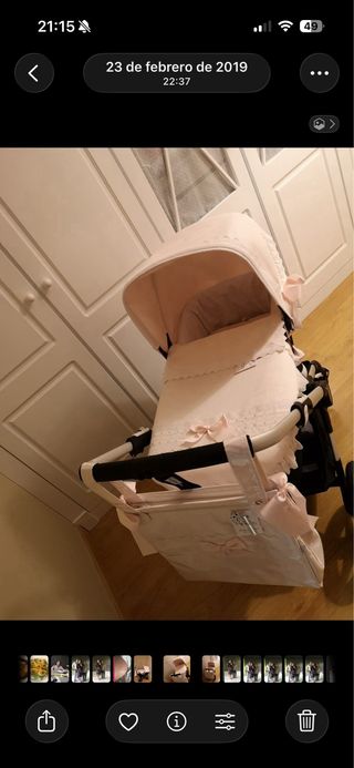 Bugaboo Fox Silla de Paseo Negra y Rosa