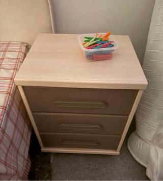 Conjunto muebles dormitorio madera