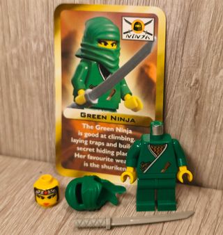 Lego Ninja Princesa Verde cas212 set 3346