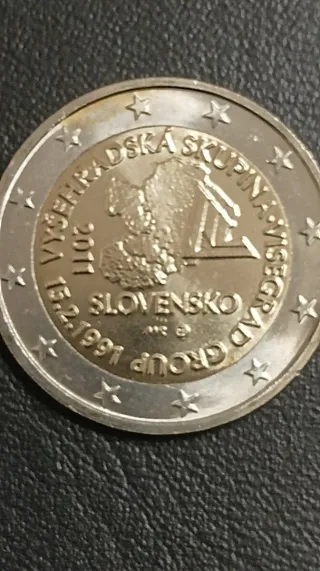 Moneda 2€ Eslovaquia Visegrád Group 2011