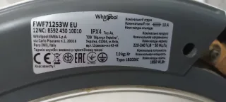 Lavadora Whirlpool 7 kg