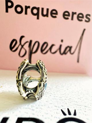 Pandora Charm Mariposa Azul y Plata