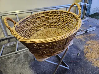 Cestone vimini con 2 manici