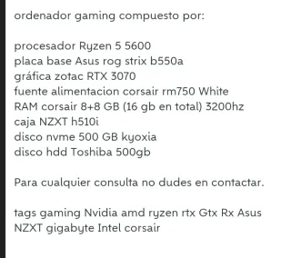 PC Gamer Ultra (rtx 3070)