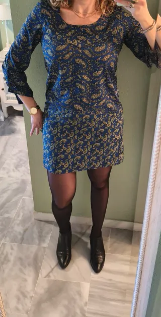 Lote  de 6 Vestidos Mujer Negro y Verde Oliva,gris