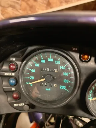 Kawasaki KLE 500 Azul/Morado