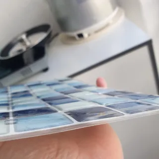 Pegatinas 3D Azules Impermeables/ Tile Stickers