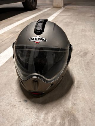 Casco Moto Caberg Scooter Gris