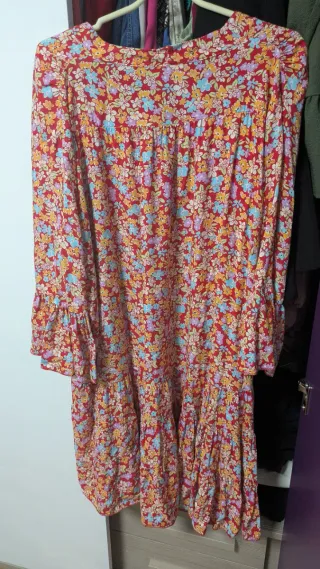 Blusa/Vestido floral multicolor