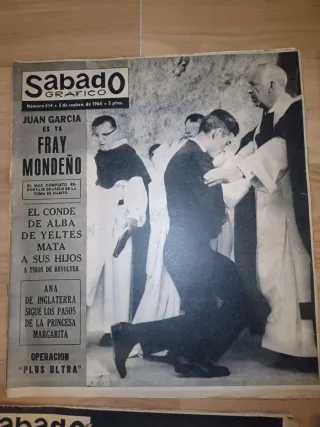 Lote revistas antiguas años 60 Sábado gráfico