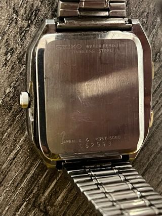 Reloj Seiko Quartz con Alarma