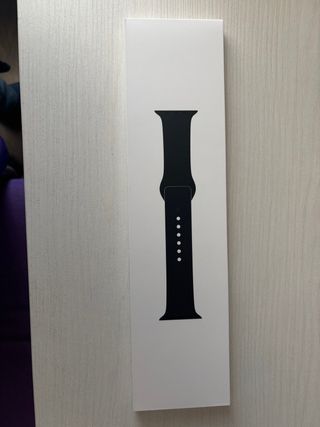 Correa iWatch 45mm Talla L Negra silicona Sin estr