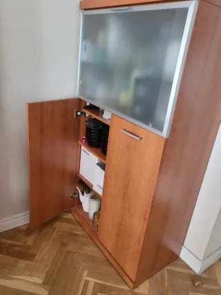 Muebles de salón completo color cerezo