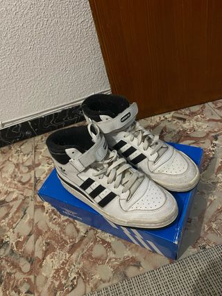 Zapatillas Adidas Forum Mid Blancas
