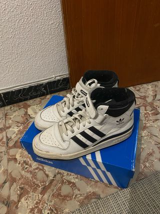 Zapatillas Adidas Forum Mid Blancas