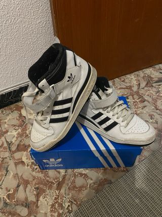 Zapatillas Adidas Forum Mid Blancas
