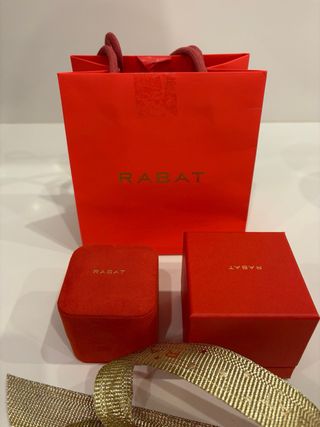 Caja de anillo Rabat Roja