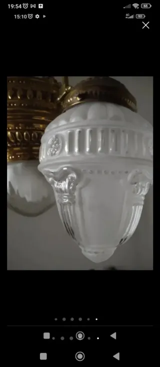 Lámpara de techo antigua