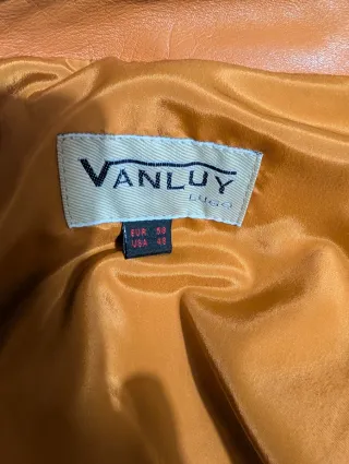 Chaqueta ante Camel Anaranjado VANLUY