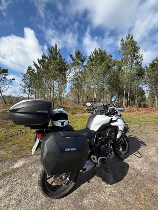 Moto Benelli TRK 502 2021 Adventure Blanca y Negra