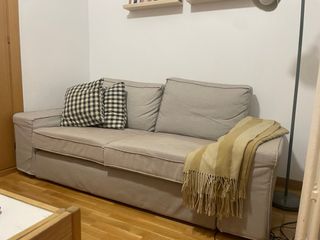 Sofá Ikea Beige Tela