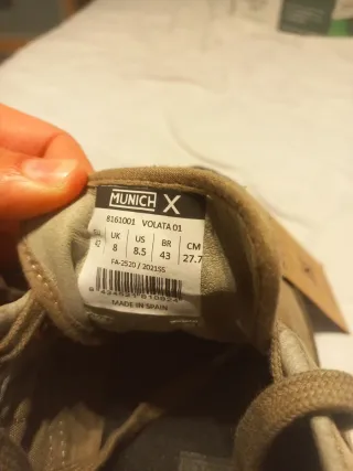 Zapatillas Munich nuevas sin estrenar