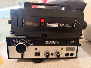 Proyector cine Eumig 824 Sonomatic HQS Super 8