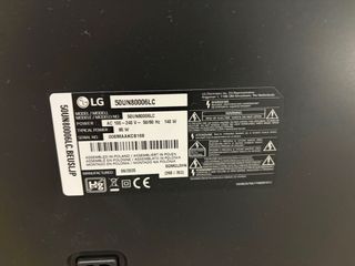 Televisor LG 50UN80006LC Negro