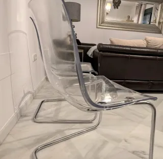 Sillas Tobias IKEA transparentes (2 unidades)