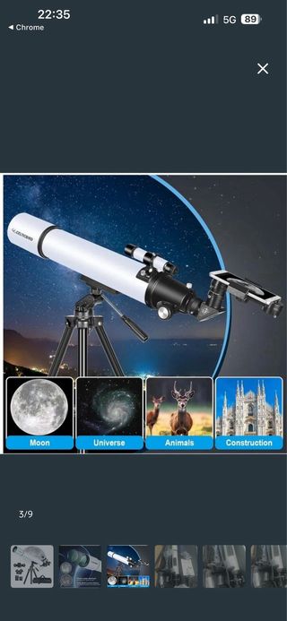 Telescopio CELTICBIRD 80mm 900mm