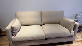 Sofá Cama Tela Beige Maisons du Monde