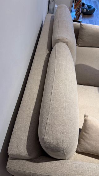 Sofá Cama Tela Beige Maisons du Monde