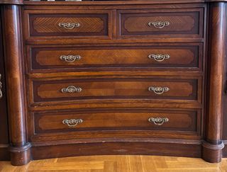 Aparador clásico madera noble caoba