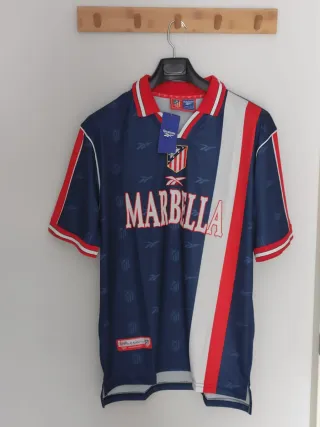 Camiseta Fútbol Retro Atlético Madrid. Juninho. L