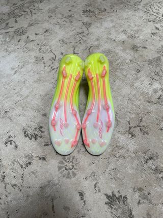 Adidas F50 Elite Botas Fútbol Blancas/Amarillas