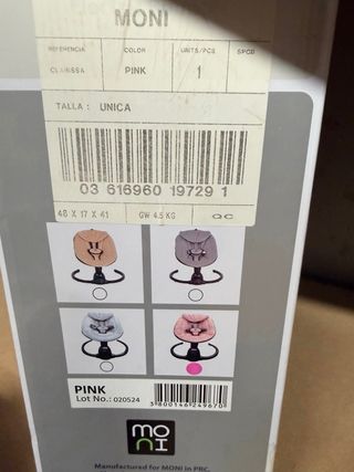 Hamaca eléctrica bebé MONI Clarissa