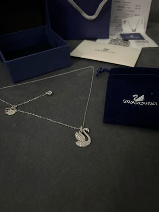 Collar Swarovski Cisne Blanco