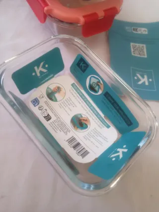 Kit Tuppers Vacío K Candy Vidrio y Plástico