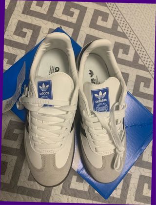 Zapatillas Adidas Samba OG Gris/Blanco EU36