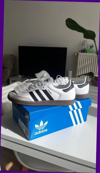 Adidas Samba OG Cloud White Black EU38