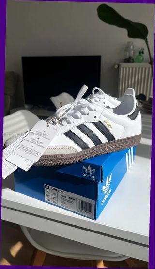 Adidas Samba OG Cloud White Black EU38