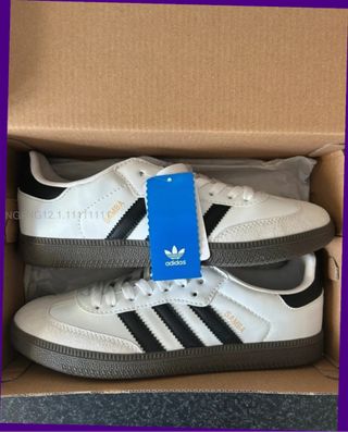 Adidas Samba OG Bianco Nero EU44