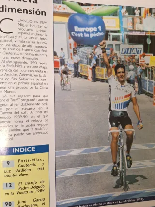 Libro Miguel Indurain: 20 Años Ciclismo Navarra