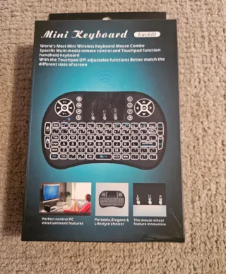 Mini Teclado Bluetooth y WiFi Negro