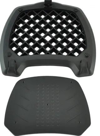 Baúl Moto 47L Negro (dos cascos)